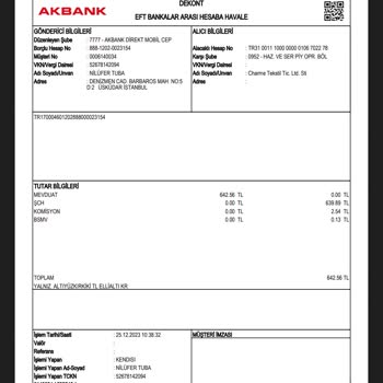 Charme Butik Paramızı İade Etmiyor