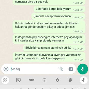 Ayrem Korse Siparişimi Kargoya Vermiyor