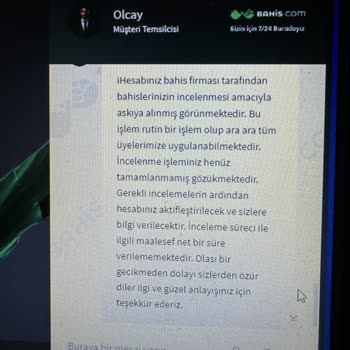 Bahis.com Ödeme Yapmadı Ve Hesabımı Kapattı