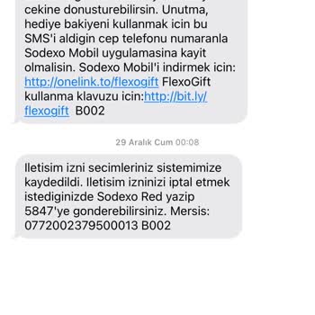 Sodexo Flexogift Hediye Çeki