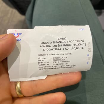 TCDD Haksız Bagaj Ücreti Alması