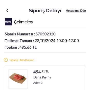 Pazarama Mopaş Sipariş İptali Sonrası Yaşanan Sorunlar