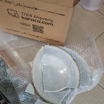 Karaca Züccaciye Kırık Tabak İadesi
