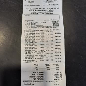 Ahm Okyanus Market Reyon Da Farklı Fiyat Kasa Da Farklı Fiyat