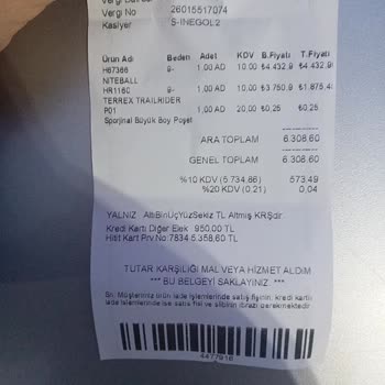 Adidas Terex Ayakkabı Yırtıldı