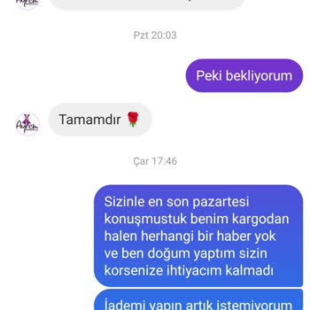 Ayrem Korse Siparişimde Yaşanan Gecikme Ve İade Sorunu