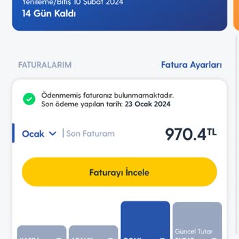 Turkcell Şikayet 313 TL Olan Fatura 970 TL Yapmışlar