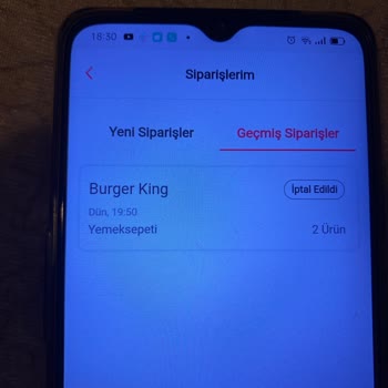 Yemeksepeti Sipariş İptali Ve İade Sorunu Hakkında Şikayet