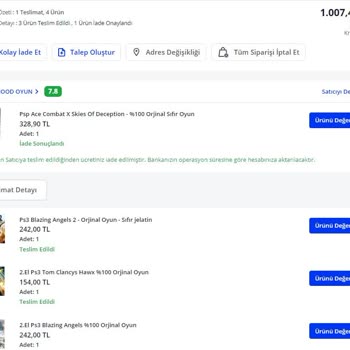 Pazarama 328,90 TL Paramı İnatla İade Etmiyor