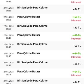 Misli Para Çekememe Sorunu