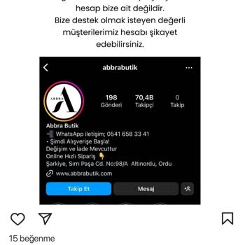 Abbra Butik Taklit Butik Mağduriyeti!