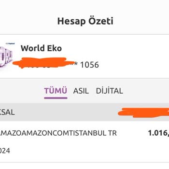 Yapı Kredi Hak Ettiğim Worldpuanı Silmiş