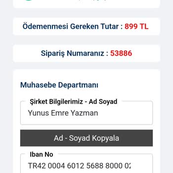 Günal Mobilya Ödemeyi Havale İle Alıyor Ürün Göndermiyor!