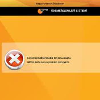 ÖSYM MSÜ Başvuru Sorunu