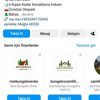 Fethiyebungalovs (Instagram) Yanıltmacası
