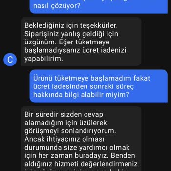 Getir Müşteri Hizmetleri Terbiyesizliği