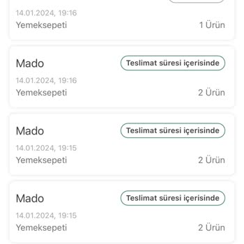 Yemeksepeti Eksik Siparişe Ödeme Yapmıyor.