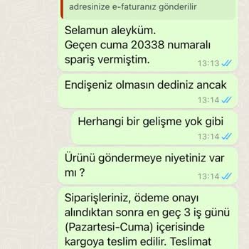 Renksa Ürünü Göndermiyor, Para İadesi Veya Geri Dönüş De Yapmıyor.