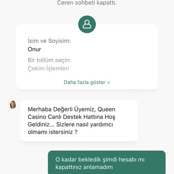 Queencasino 3 Gün Bekleyiş Sonucu Hesap Kapandı!