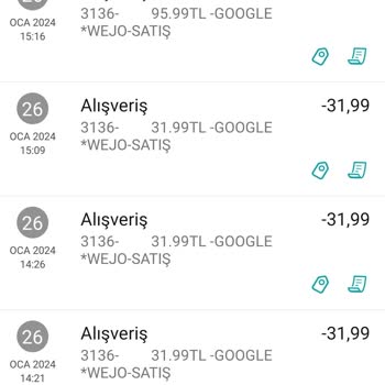 Google Wejo Uygulaması Para Çekimi
