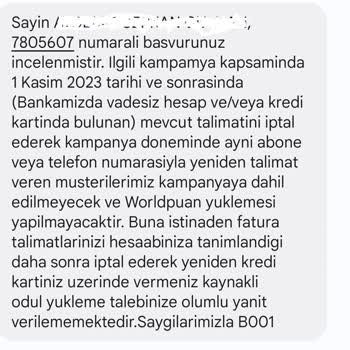 VakıfBank'tan İncelemeden Verilen Red Cevabı