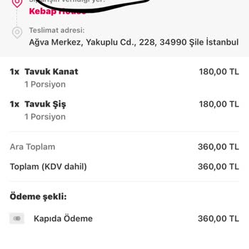 Yemeksepeti 2 Saat Gelmedi