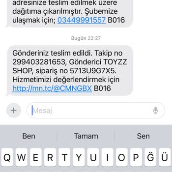 MNG Kargo Teslim Etmediği Kargoyu Teslim Ettik Diye Mesaj Atıyor