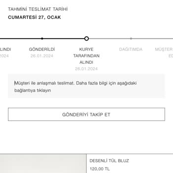 Zara Mağduriyeti Ve Elime Ulaşmayan Kargo