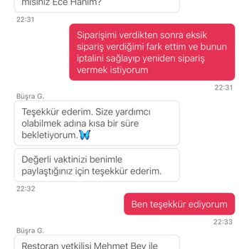 Yemek Sepeti Siparişi İptal Etmiyor