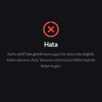 Papara Kartımı Aktive Edemiyorum!