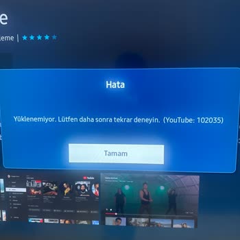 Samsung Smart LED TV Uygulama Hatası