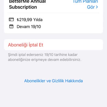 Betterme Şifre Problemi