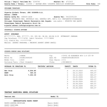 Gri Sigorta Şikayet. İptal Edilen Poliçelerin Parasını İade Edin.