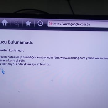 Samsung Smart TV Eski Televizyon Web Browser Sorunu