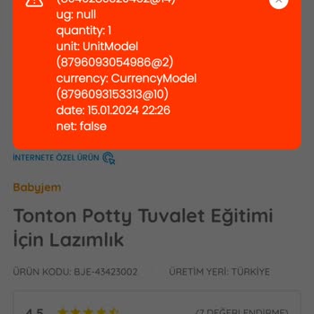 ebebek E-bebekten Ürün Sipariş Edemiyorum