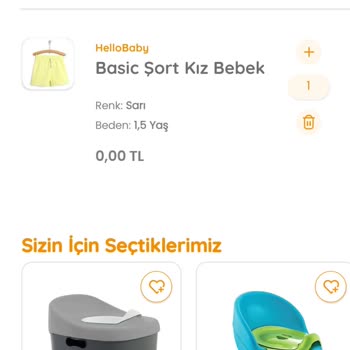 ebebek E-bebekten Ürün Sipariş Edemiyorum