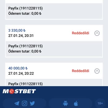 Mostbet Casino Para Çekme Taleplerim Red Ediliyor