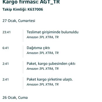 Amazon AGT Kurye Kargoları Teslim Etmiyor