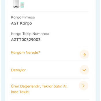 AGT Kurye (aynigunteslim.com) AGT Den Teslim Alınamayan Sipariş
