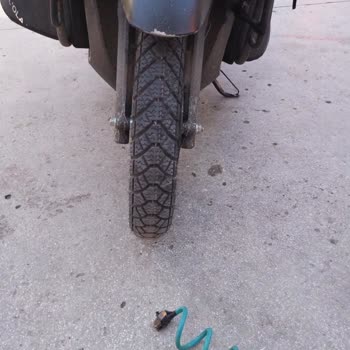 Honda Motosiklet Dio Jant Eğilmesi