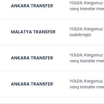 Aras Kargo Paketim 5 Gündür Şehir Turu Atıyor