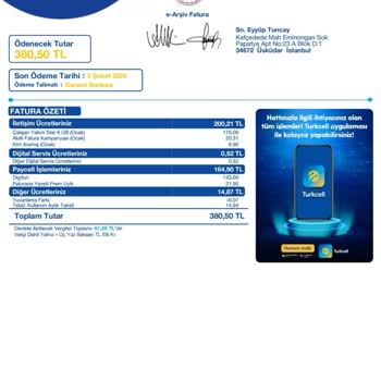 Vizyon Elektronik Para Faturada Haksız Paycell Ücreti!