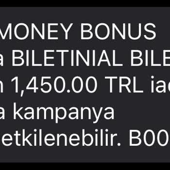 Biletinial.com İade Miktarı Eksik