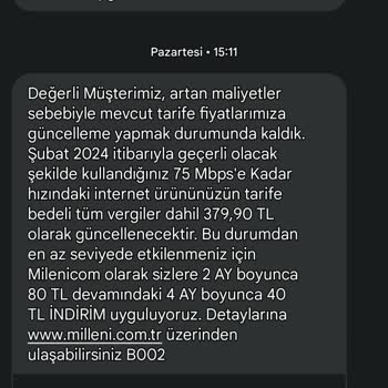 Millenicom Fiyat Ve Bağlantı Sorunu