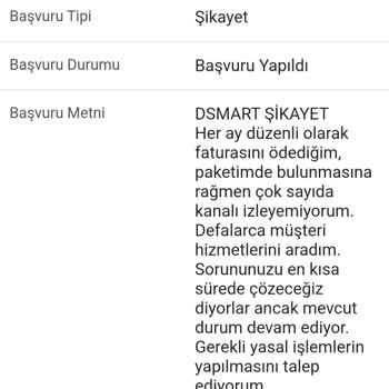 DSmart Paketimde Bulunan Kanalları İzleyemiyorum.