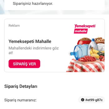 Yemeksepeti Market Yemek Sepeti Market