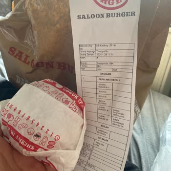 Saloon Burger Soğuk Ürün Gelmesi