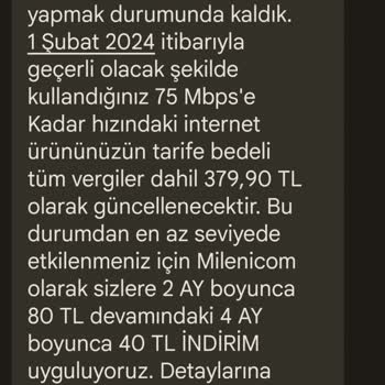 Millenicom, 5 Ayda %138 Fahiş Zam