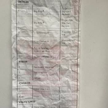 Burger King 70 Dakikada Sipariş Getirdi Üstelik Yanlış Menü.