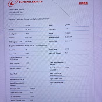 SGK Kesilen Yetim Aylığı